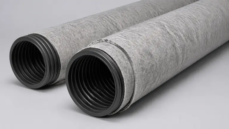 Гофротрубы с геотканью