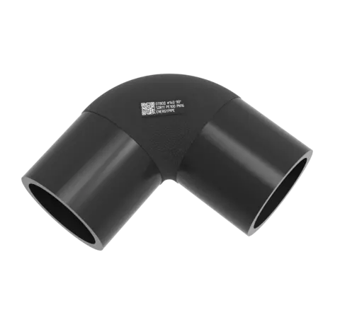 Отвод литой 140 мм сдр11 ПЭ100 90 градусов