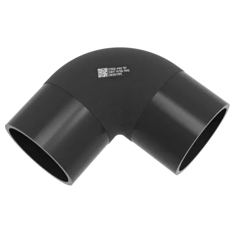 Отвод литой 160 мм сдр17 ПЭ100 90 градусов