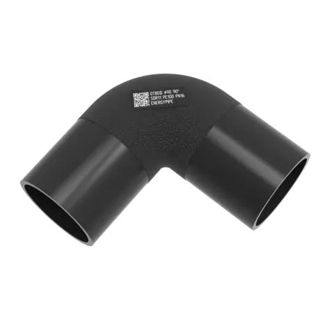 Отвод литой 90 мм сдр11 ПЭ100 90 градусов